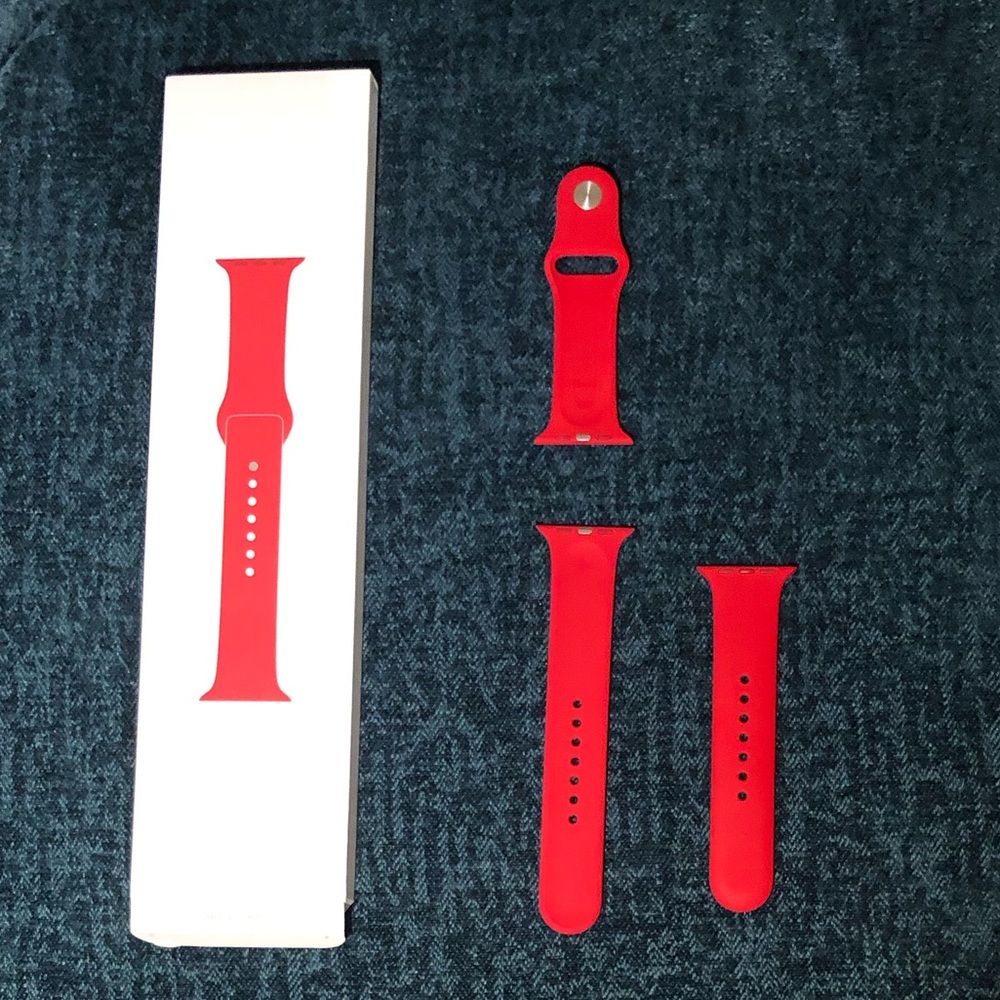 Authentic Apple Watch 44mm Band Product RED